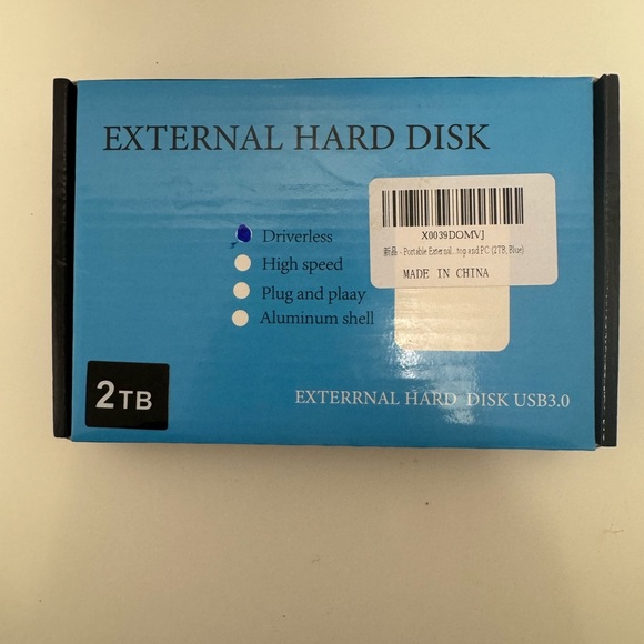 2TB External Metal Hard Drive Mobile Hard Disk Storage New - Picture 10 of 12